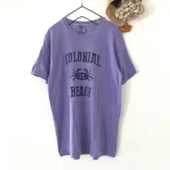 COMFORT COLORS Tシャツ パープル Mサイズ　古着