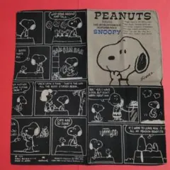 【1980年代】スヌーピー　ハンカチ　当時物　昭和レトロ　バンダナ　コミックレア