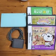 【画面美品】ニンテンドーDS Lite 水色 本体とゲームソフト