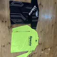 ATHLETA ストライプサッカーウェア & Spazio イエローシャツ