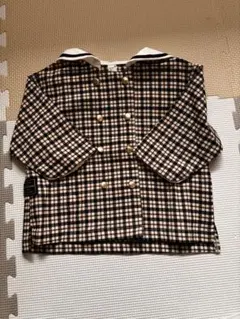 après les cours チェック柄シャツ 80