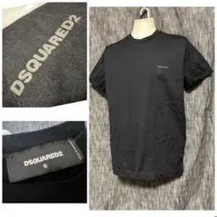 Dsquared2 スモール胸ロゴ ルーマニア製 Tシャツ 黒 ブラック - メルカリ