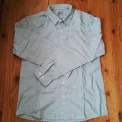 無印良品ストライプ柄 長袖シャツ Lサイズ