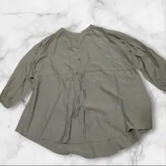 INGNI リラックスフィット長袖シャツ カーキ　P182