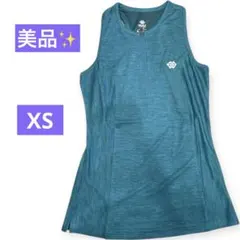 お値下げ‼️美品✨MOFIZ テニスウェア【XS】ゴルフウェア　タンクトップ 緑