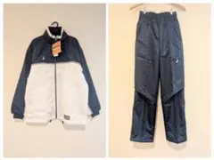 新品未使用タグ付き アシックス ウインドブレーカー上下セット Mサイズ