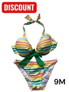 美品❤️LAETITIA マルチボーダー ビキニ 9M 日本製のサムネイル