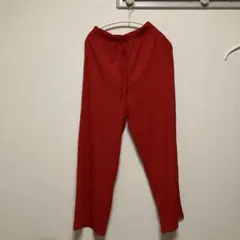 GU 赤 カジュアルパンツ S