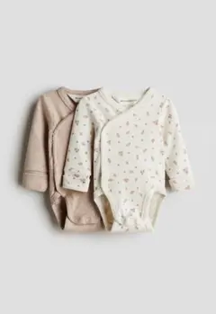 H&Mルームトゥグローボディスーツ 2枚セット