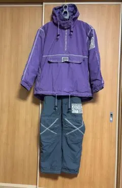 スノーボードウェア xl紫