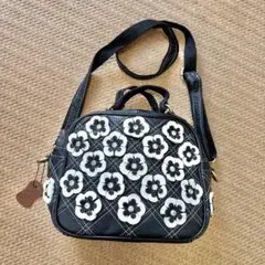 Estacion～エスタシオン～・本革パッチワークフラワー2wayバッグ