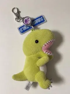 ジュラシック・ワールド 恐竜 リール付き キーホルダー