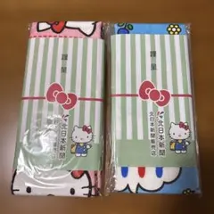 非売品】『北日本新聞Xハローキティ』コラボフェイスタオル2枚セット