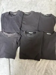 エアリズムコットンオーバーサイズTシャツ/5部袖　6枚セット