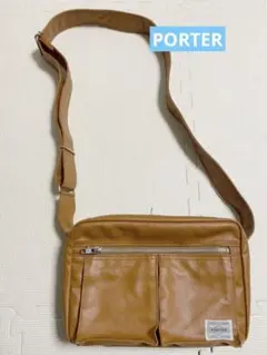 PORTER ポーター フリースタイル　ショルダーバッグ　キャメル