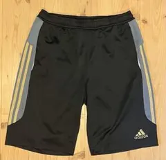 adidas クライマライト ハーフパンツ 黒/グレー/金