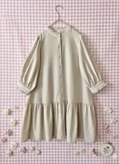BERADIANCE パフスリーブチュニックワンピースのサムネイル
