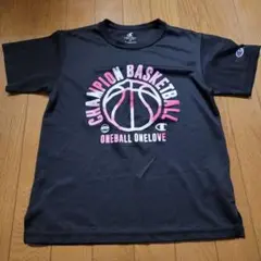 Champion バスケットボール Tシャツ ブラック キッズサイズ140