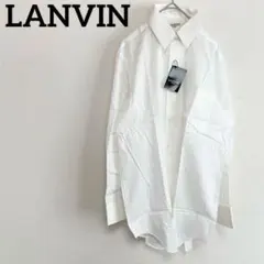 LANVIN ランバン カッターシャツ ホワイト 古着コーデ フォーマル 仕事のサムネイル
