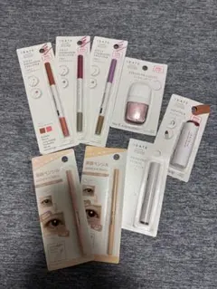 IDATE リキッドアイライナー 8点セット　涙袋　リップ　アイカラー　ダイソー