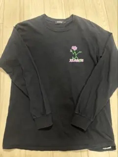 XLARGE ブラック ロングスリーブ Tシャツ