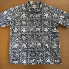 reyn spooner アロハシャツ XL ネイビー　レインスプーナーのサムネイル
