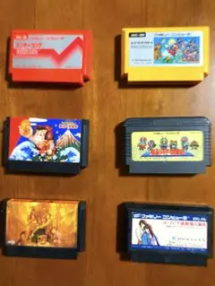 ファミコンソフト　6作品