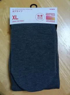 新品☆ユニクロ☆ヒートテックエクストラウォームボアタイツ XL グレー 極暖