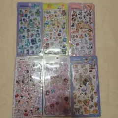 【正規品】プチドロップステッカー　ディズニー　6点セット