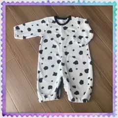 ベビー服 子供服 牛柄 ロンパース 50~60