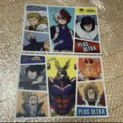 【くら寿司限定】僕のヒーローアカデミア　特典下敷き2種