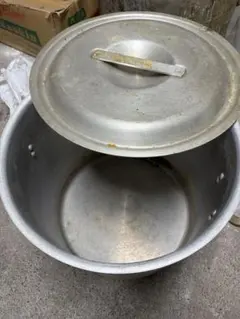 業務用 寸胴鍋 アルミ製蓋付き 大型寸胴鍋大容量のサムネイル
