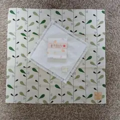 【新品】ハンカチ　ガーゼハンカチ　タオルハンカチ　白　3点セット