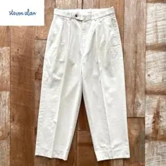 ＜Steven Alan＞ オフホワイト　スラックス　チノパン STEVEN ALAN 「Steven Alan」 スラックス S オフホワイト メンズ