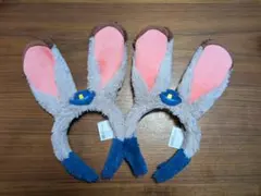 上海ディズニー　ジュディ　カチューシャ　ズートピア　２個セット