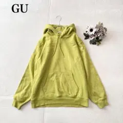 【ジーユー】スウェットプルパーカー（M)シンプル カジュアル フーディ 綿