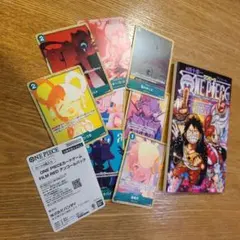 ONE PIECE FILM RED映画特典、カード、コミック