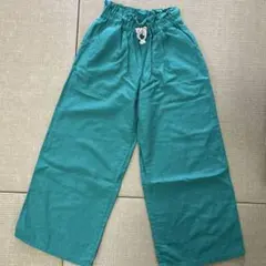 コットン ワイドパンツ　GU 150