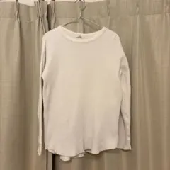 BEAUTY&YOUTH ホワイト長袖カットソー S