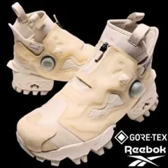 リーボック ポンプフューリー X GTX ゴアテックス 25cm ベージュ 防水