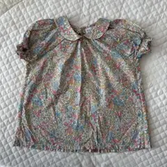 NELLIE QUATS 半袖花柄ブラウス 3-4Y