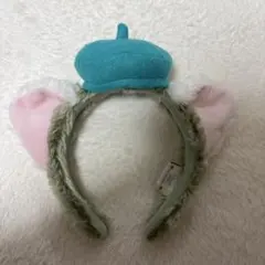 ミッキー 耳付きカチューシャ 青い帽子