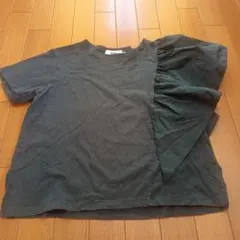 AZUL BY MOUSSY フリルデザインTシャツ ブラック Mのサムネイル