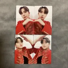 ATEEZ ジョンホ　WILL 4カットハートコンプ　ユニバ限定