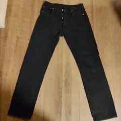01s Levi's 501ブラックMADE IN UK後染め W34 L34
