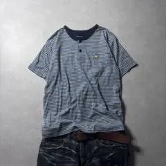 archive striped henry neck tee y2k c-boyのサムネイル