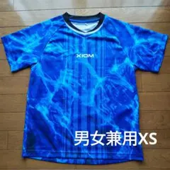 XIOM マレナシャツ ブルー　男女兼用XS　卓球ゲームシャツ