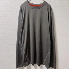 【ラッセルアスレティック】ロンT L グレー 速乾 Dri-POWER 古着のサムネイル