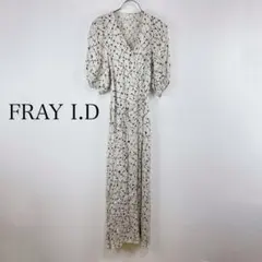 FRAY I.D IPEKER カシュクールサテンワンピース　サイズ1