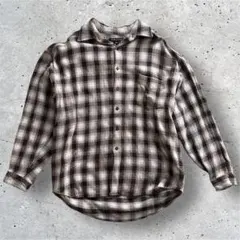 90s STRUCTUREチェックネルシャツ Lサイズ 肉厚 木村拓哉 アメカジ